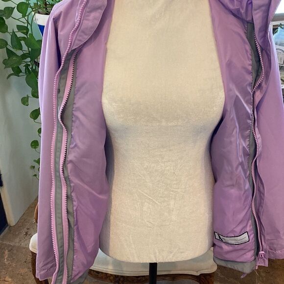 Girls size 14-16 lite weight wind breaker zipper front by Eddie Bauer - Picture 7 of 9